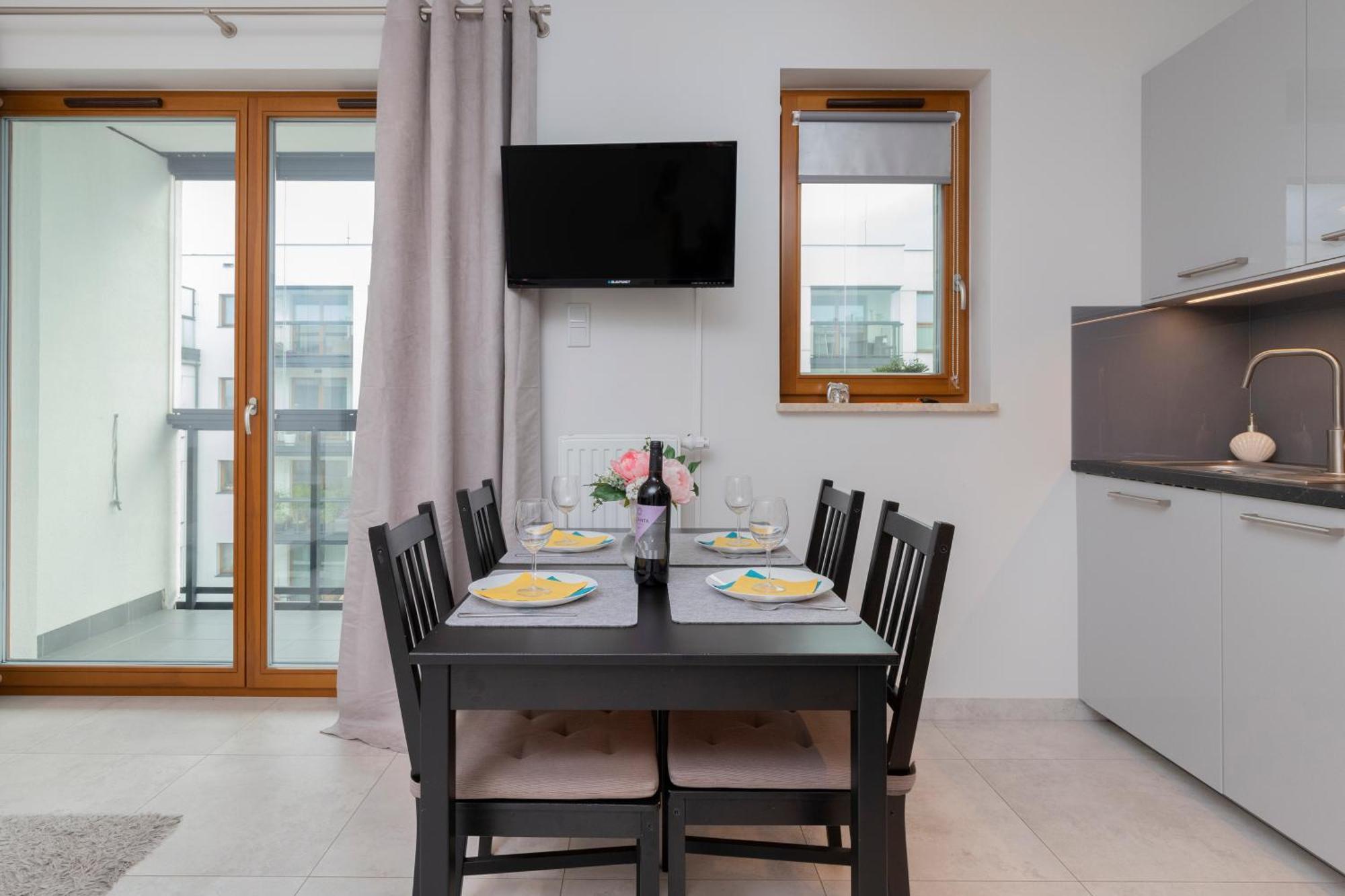 Apartament Z Widokiem Na Morze Obok Parku Millenium W Gdansku By Noclegi Renters المظهر الخارجي الصورة