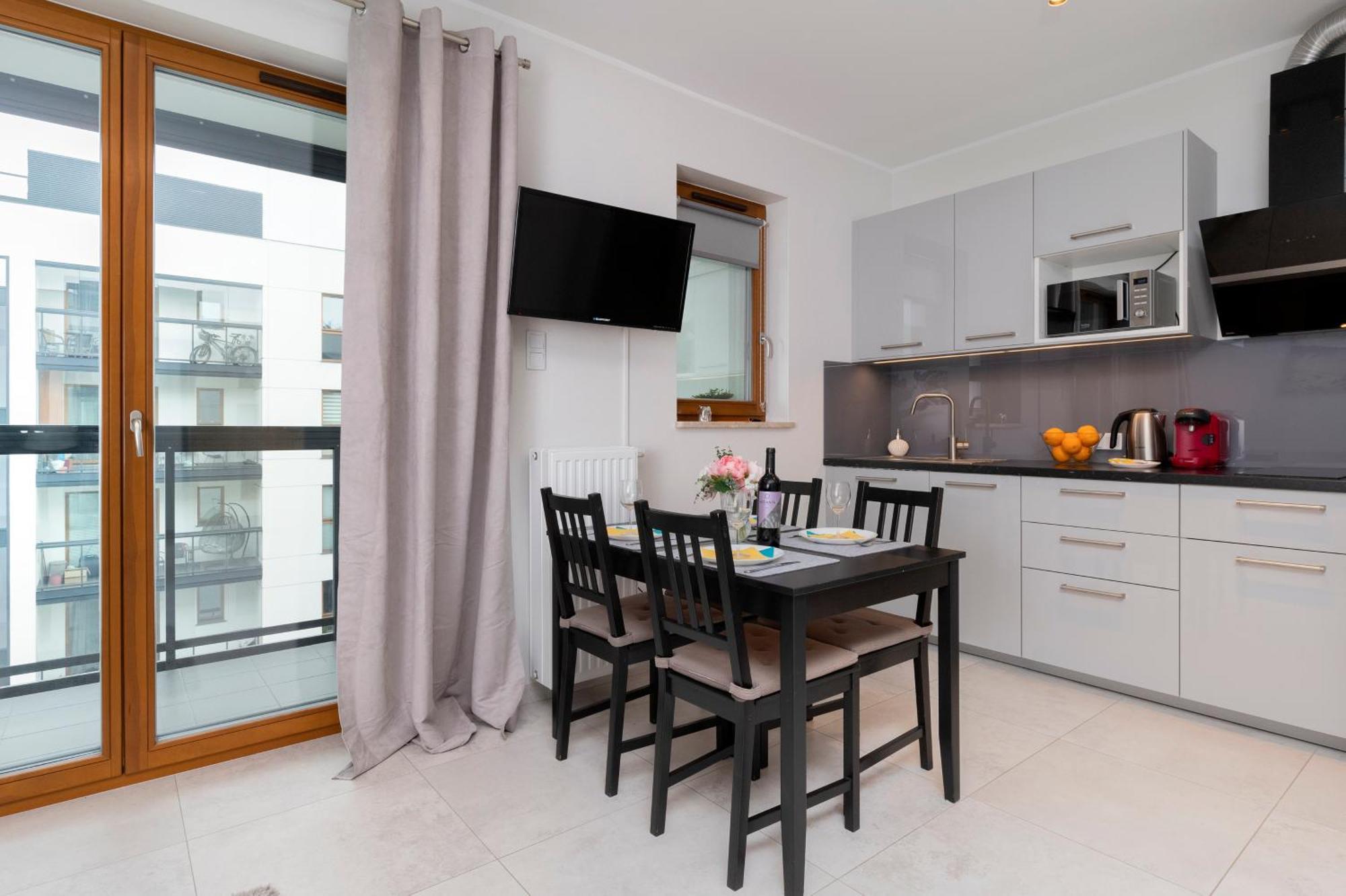 Apartament Z Widokiem Na Morze Obok Parku Millenium W Gdansku By Noclegi Renters المظهر الخارجي الصورة