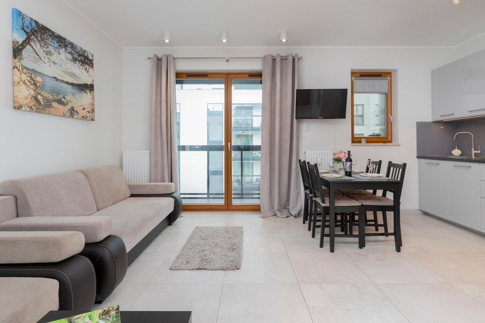 Apartament Z Widokiem Na Morze Obok Parku Millenium W Gdansku By Noclegi Renters المظهر الخارجي الصورة